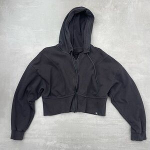 JoyLab Black Cropped Hoodie